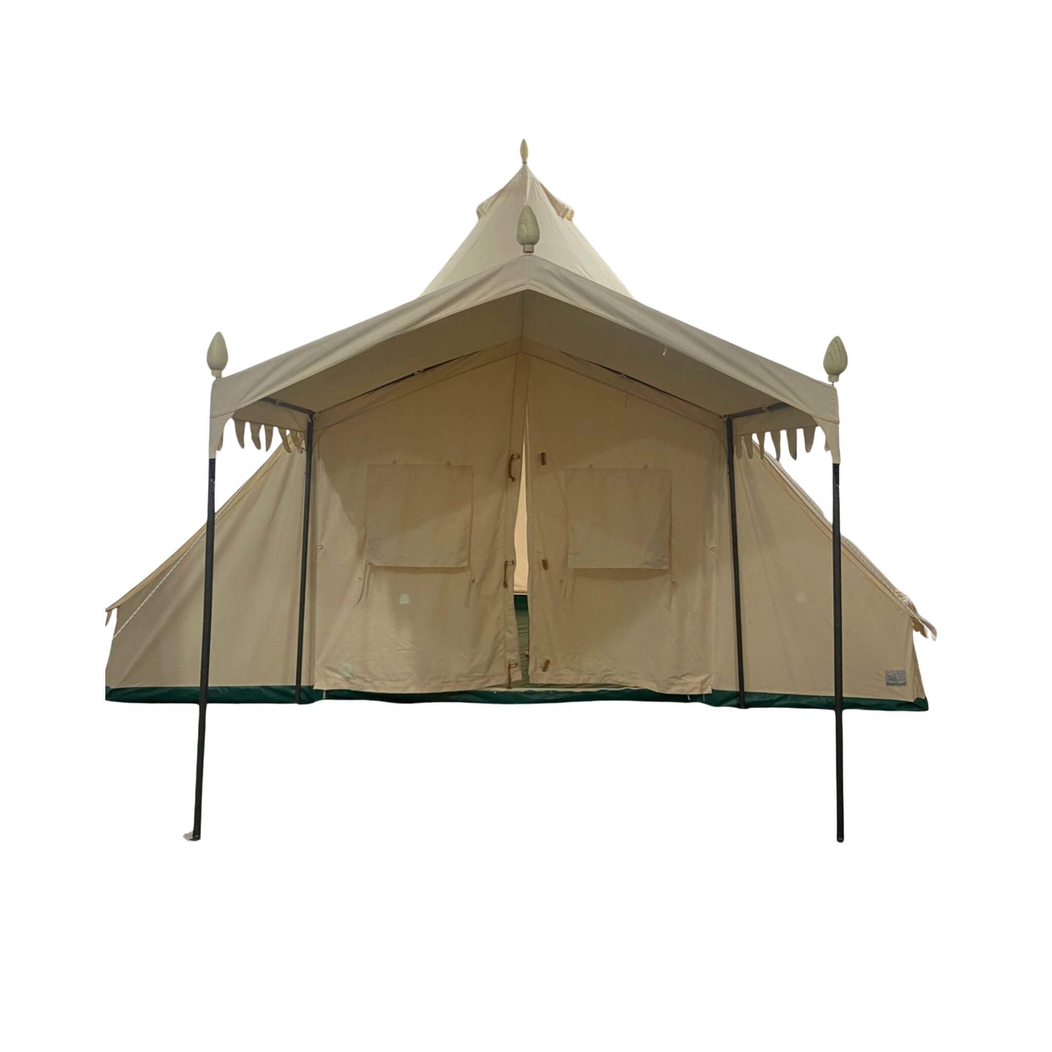 [13X19FT] Extra Large Heavy Duty Outdoor Four Seasons Glamping Canvas Bell Yurt Tent (SAK45688) image 1