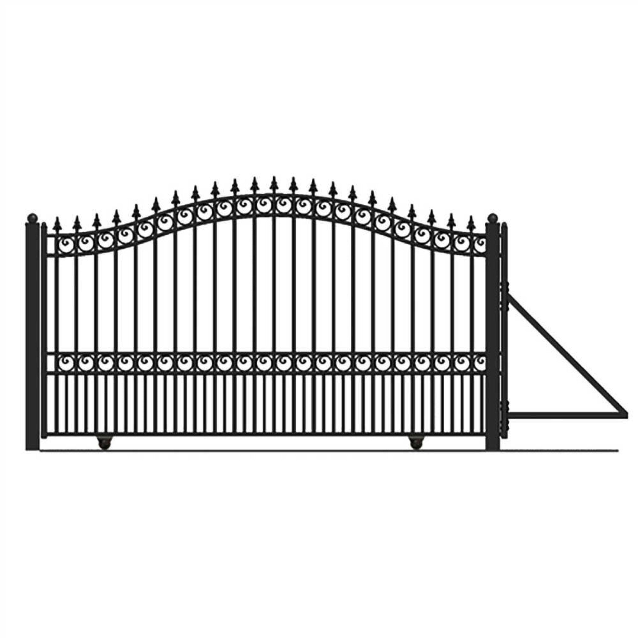[12-18FT] Aleko London Style Premium Steel Sliding Driveway Gate [DGLONSSL-AP] (SAK39284) image 1