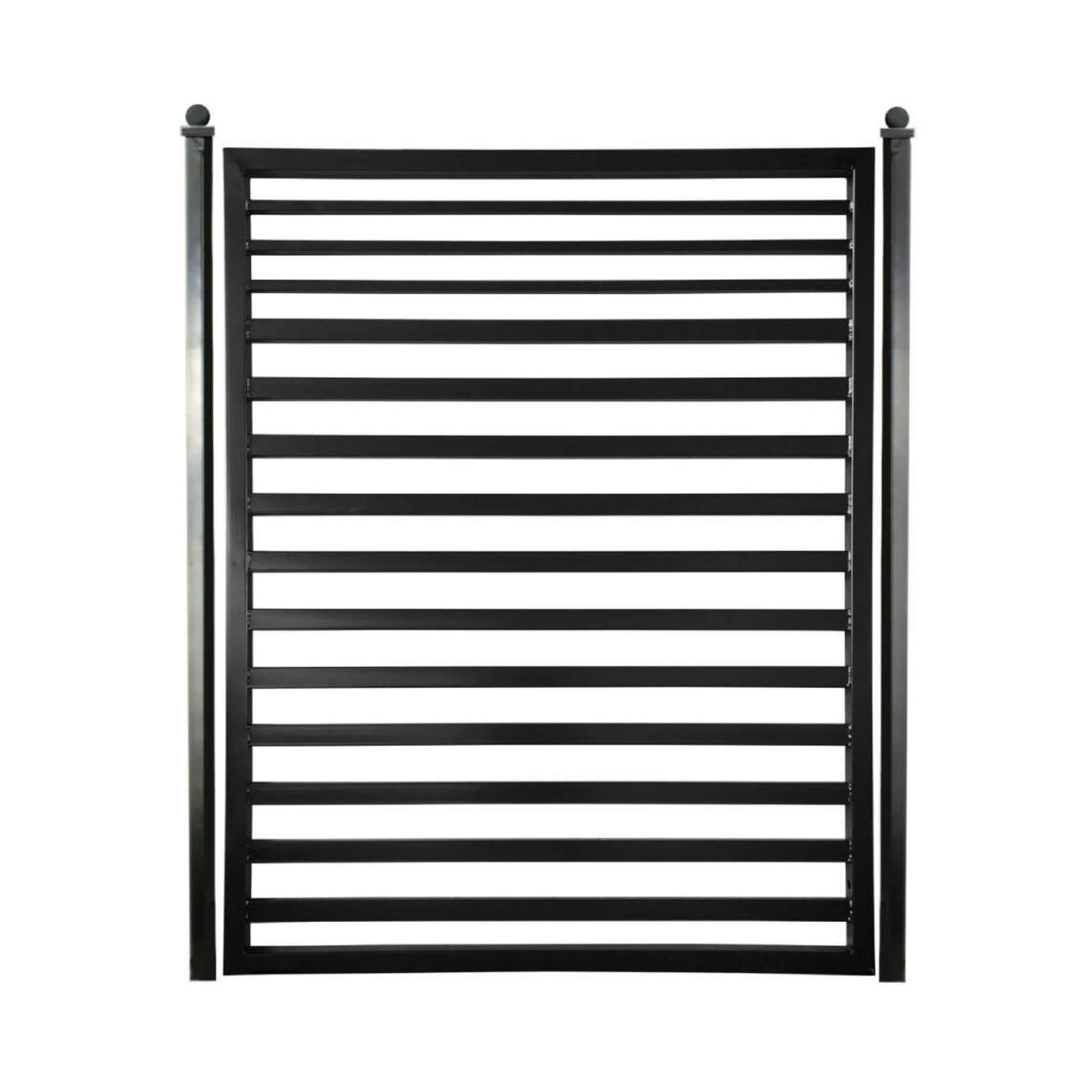 Aleko Sofia Style Powder Coated Galvanized Steel Pedestrian Gate, 5FT [PGSOF-AP] (SAK12567) image 1