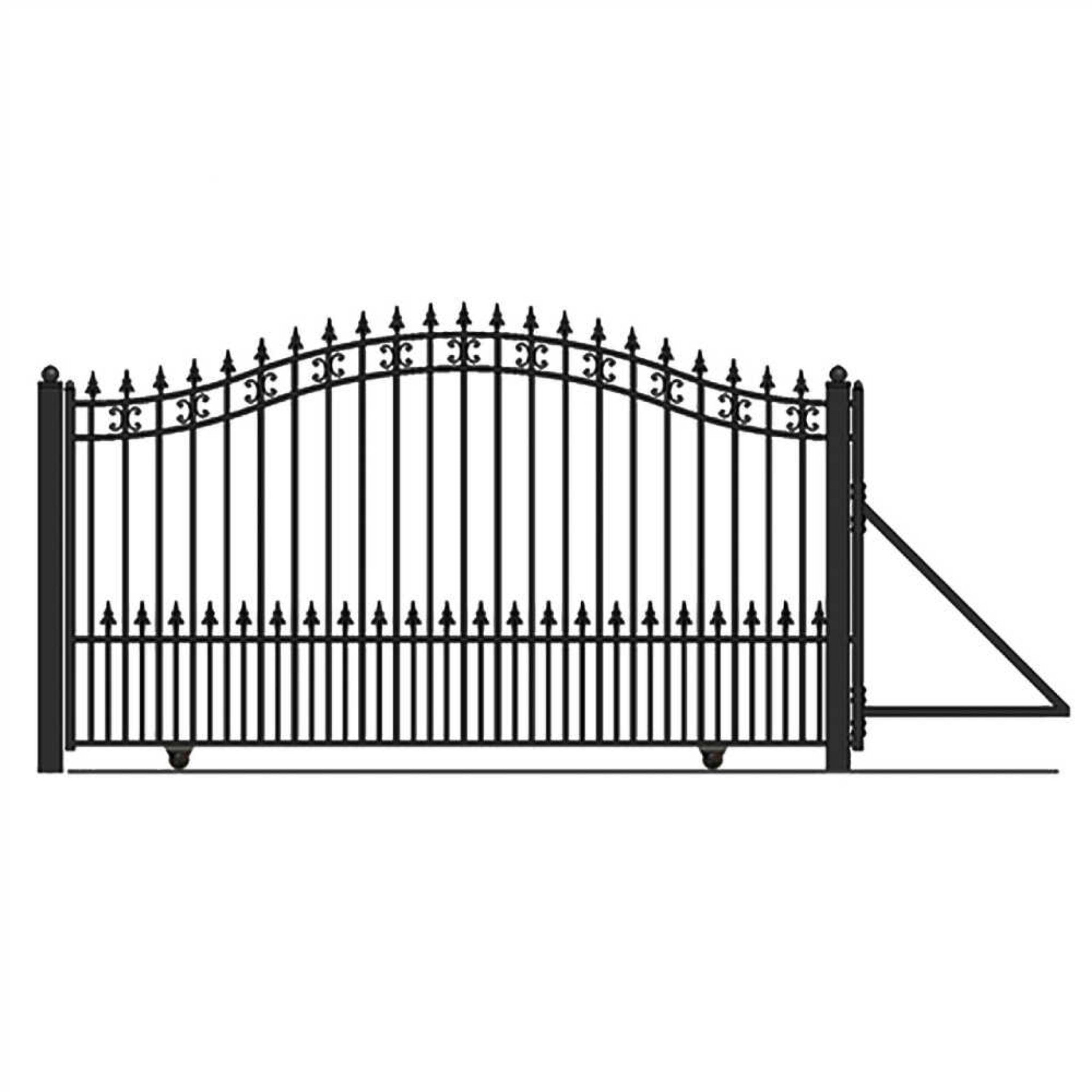 [12-18FT] Aleko St. Louis Style Steel Sliding Driveway Gate [DGSPTSSL-AP] (SAK64978) image 1