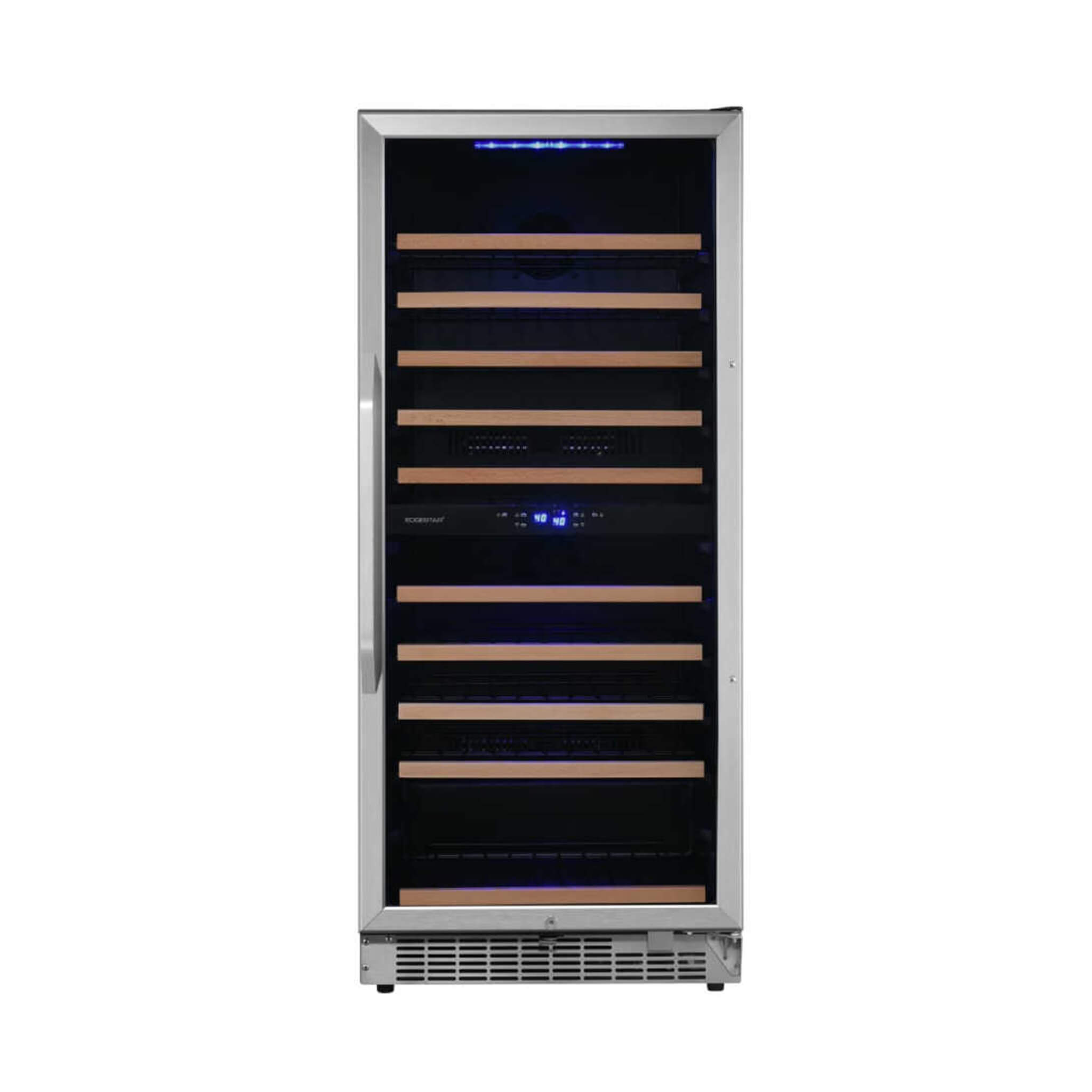 Edgestar Premium 101 Bottle Capacity Built In Dual Zone Wine Cooler, 24
