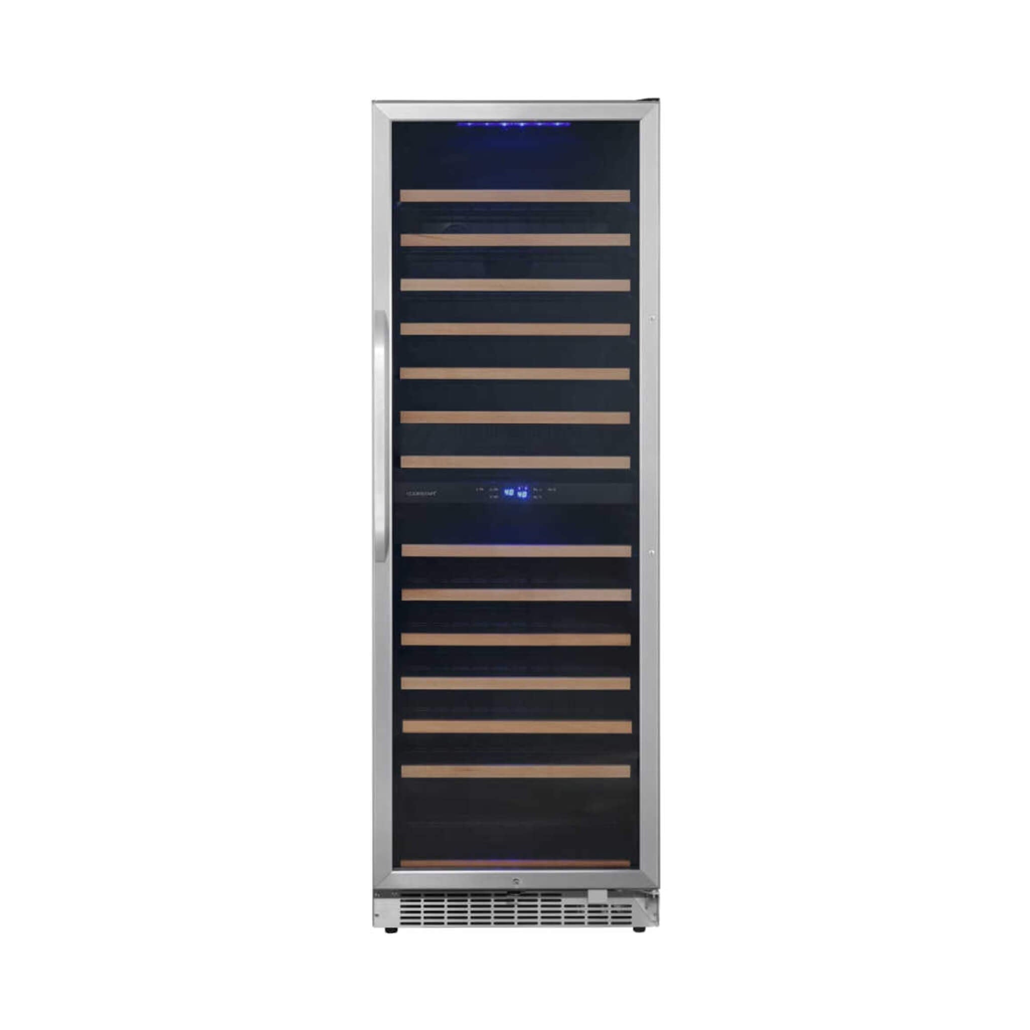 Edgestar 141 Bottle Capacity Freestanding Dual Zone Wine Cooler With Interior Lighting, 24