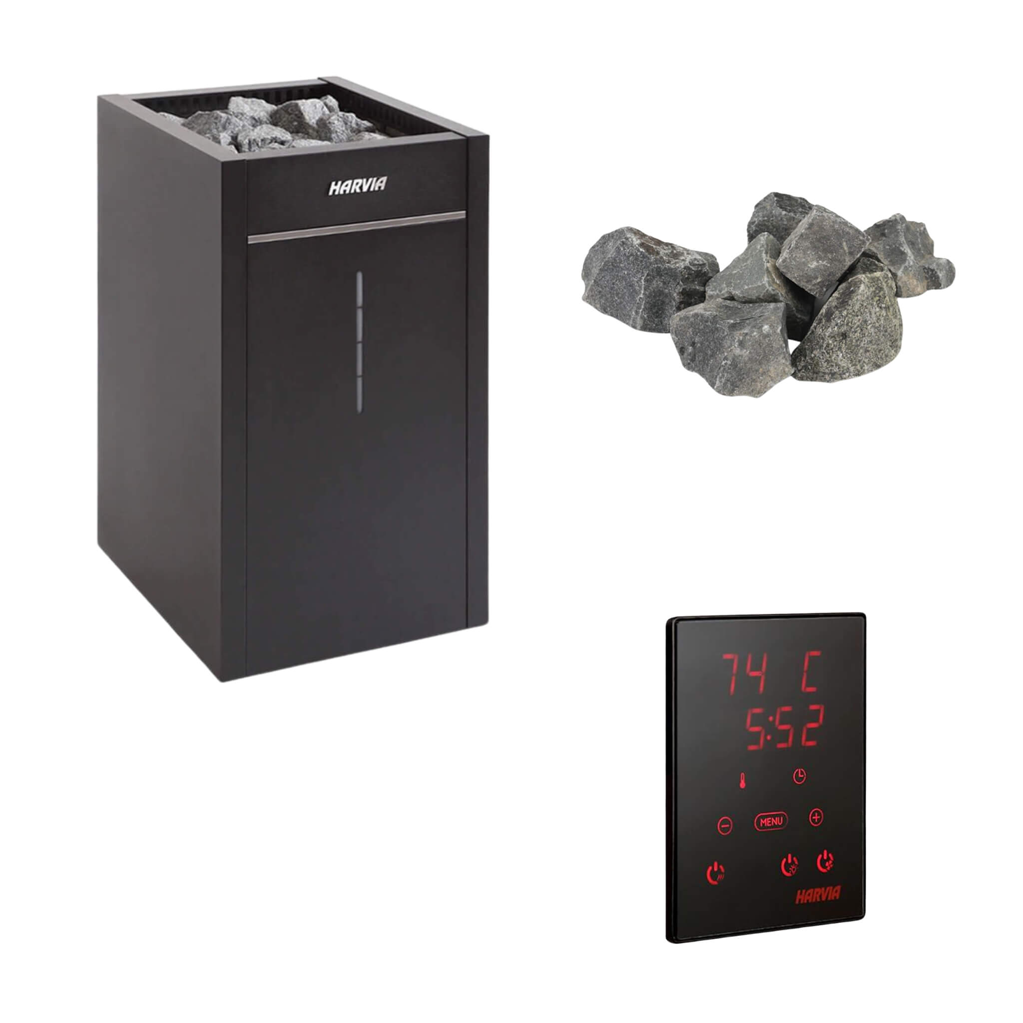 Harvia Virta UL Certified Electric Sauna Heater With Digital Xenio Control Panel And WiFi Remote Control [HL60/80/90/110E] (SAK67385) image 1