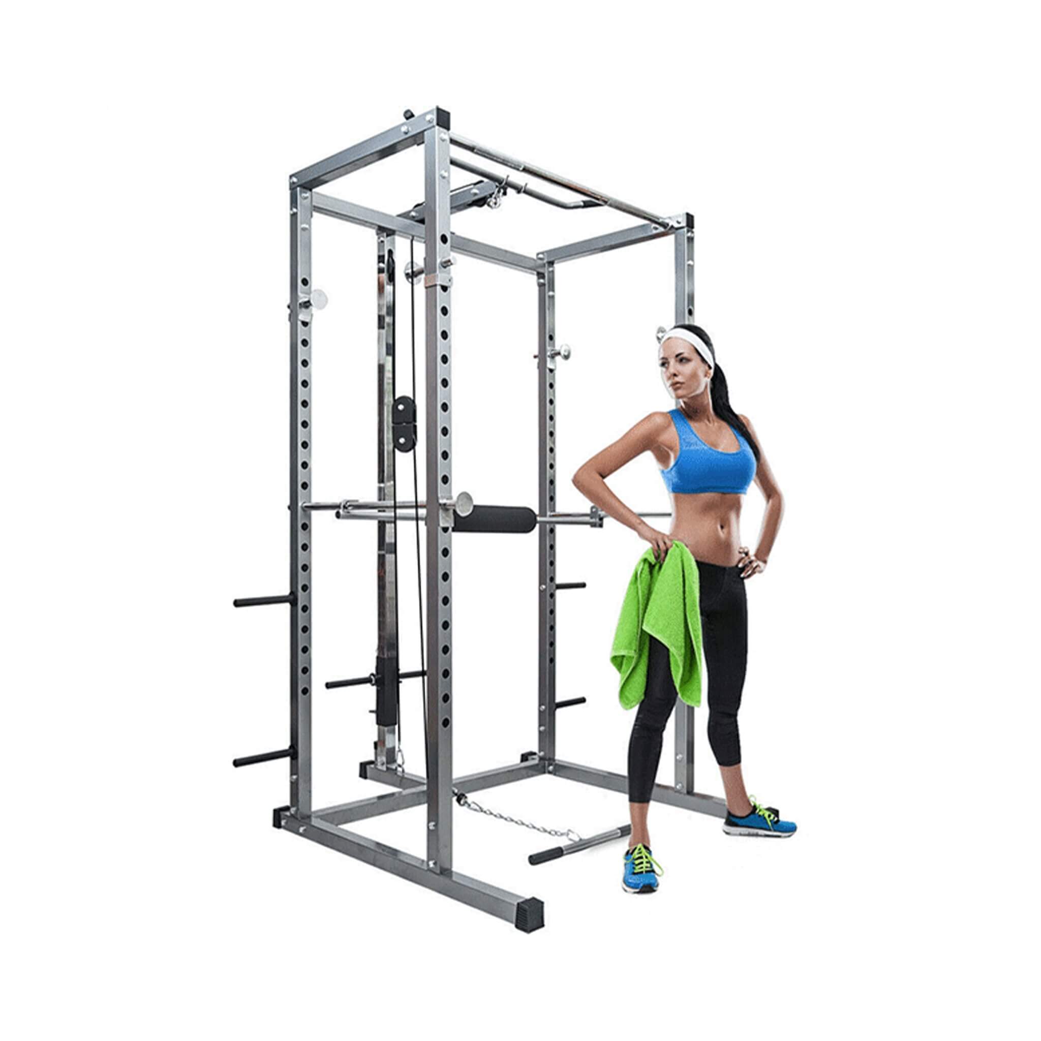 Merax Multi-Functional Olympic Power Squat Rack Cage For Home & Gym (SAK98719) image 1