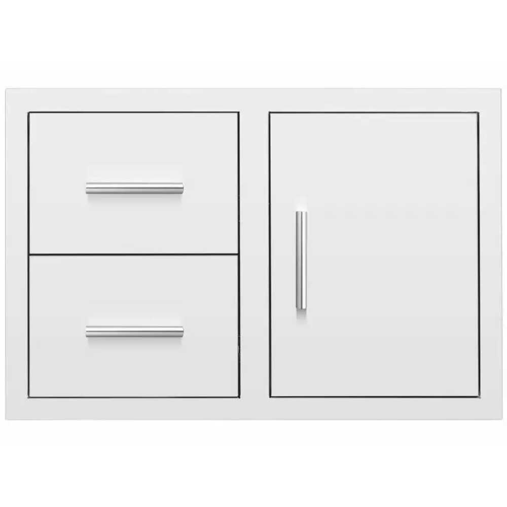Summerset 33" Flush Mount 2 Soft Closing Drawers And Access Door Combo [DC2-33] (SAK45978) image 1