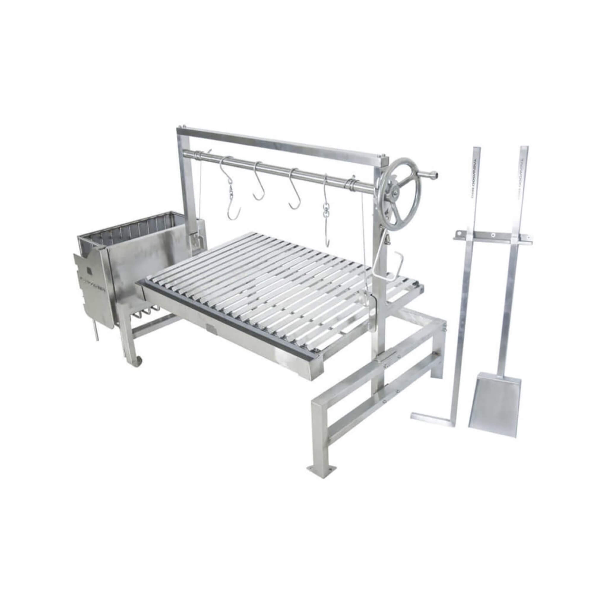 Tagwood BBQ Argentine Santa Maria Wood Fire & Charcoal Grill, 40" [BBQ09SS] (SAK94015) image 1