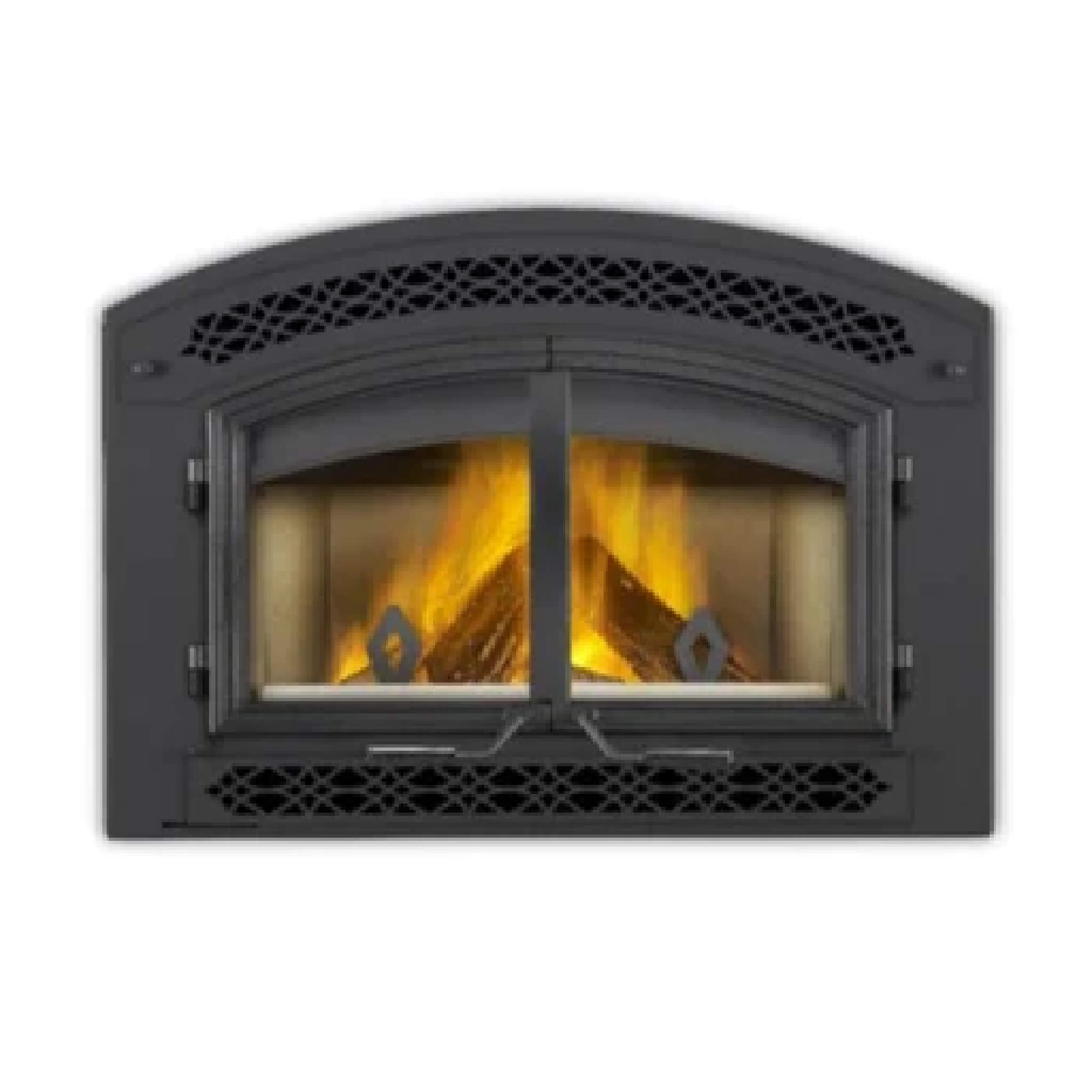 Timberwolf Wood Burning Fireplace With Cast Iron Front Doors [TZ3000H] (SAK73158) image 1