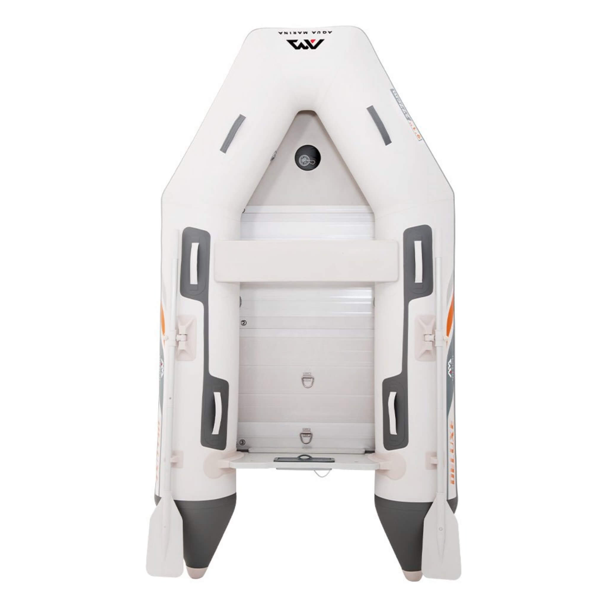 Aqua Marina A-Deluxe 4-Person Inflatable Speed Boat With Comfortable Rowing Seat And Adjustable Center Feet, 8FT  (SAK20456) image 1