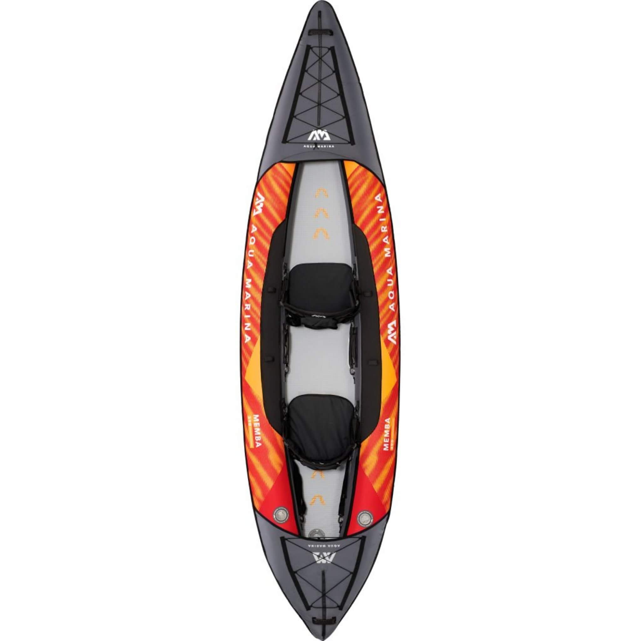 Aqua Marina Memba 390 Premium 2-Person Touring Kayak With DWF Deck And Paddles, 12FT (SAK17282) image 1