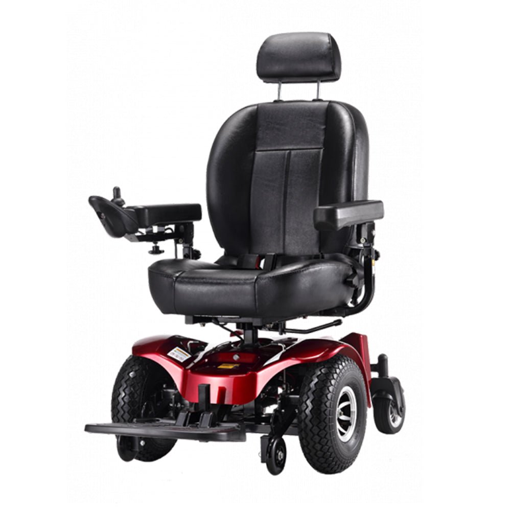 Freerider USA Apollo II 33/50AH Heavy Duty 2WD All Terrain Electric Powered Wheelchair, 470LBS (SAK95861) image 1