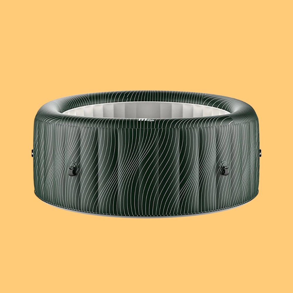 MSpa C-ME062 Meteor Comfort Round 6-Person Inflatable Hot Tub Spa With 120 Bubble Jets, 80