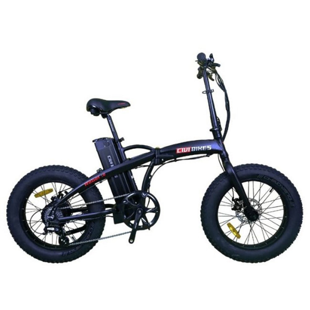 Revi Bikes Rebel 48V/13Ah 500W Folding Fat Tire Electric Bike, 20