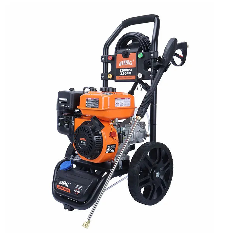 Genmax 3200 PSI 2.5 GPM Gas Powered Pressure Washer With 5 Quick Connect Nozzles - GENMAX (GMGPS3200LT) image 1