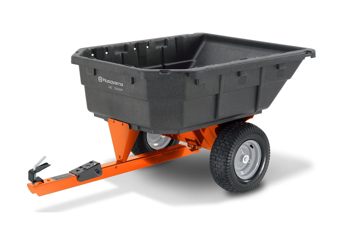 12.5 CU FT POLY SWIVEL DUMP CART - HUSQVARNA (DC1000P) image 1