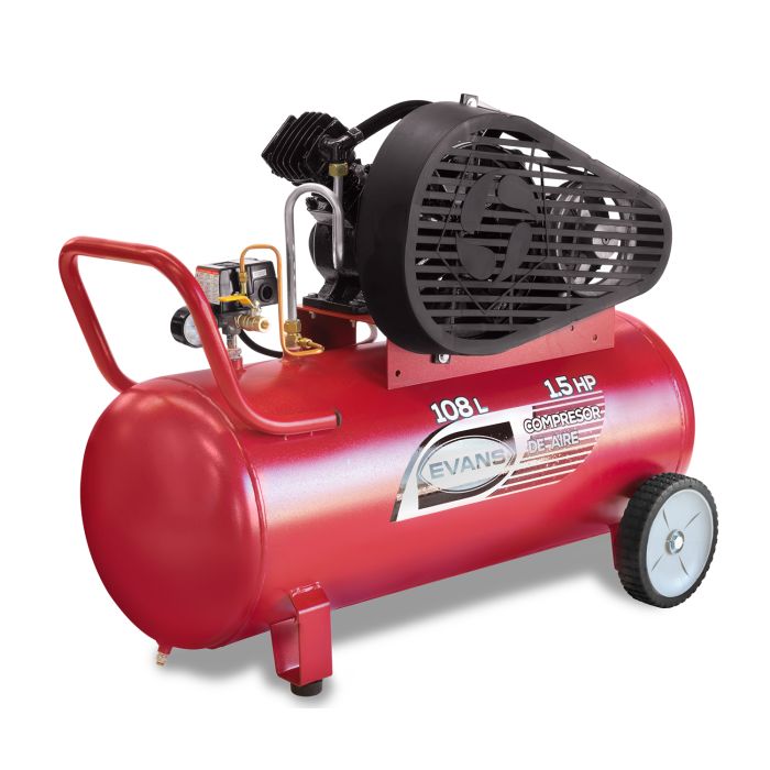 Compresor de Aire 1.5HP - 108L - Evans(E13VME150-108) image 1