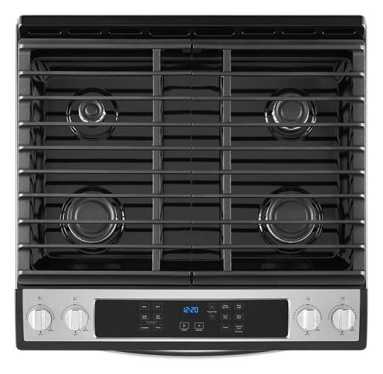 5.0 Cu. Ft. Whirlpool® Gas Range with Frozen Bake™ Technology Stainless Steel - WHIRLPOOL (WEG515S0LS) image 1