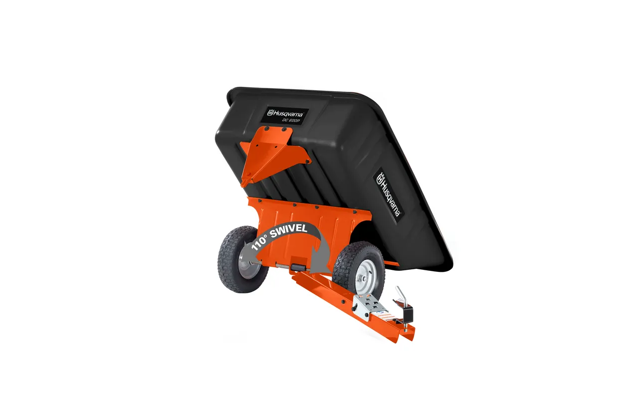 10 CF Poly Swivel DC Dump Cart  - Husqvarna (588208802) image 1