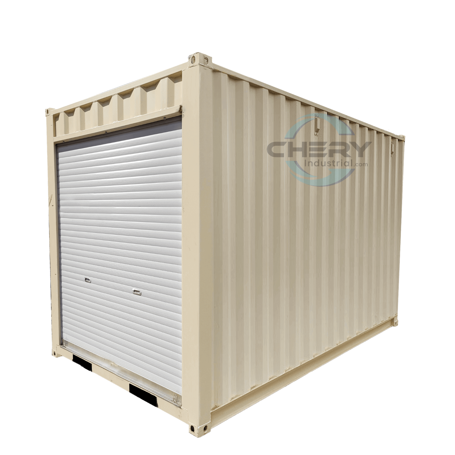 12' Small Cubic Shipping Container, Rollup Door image 1