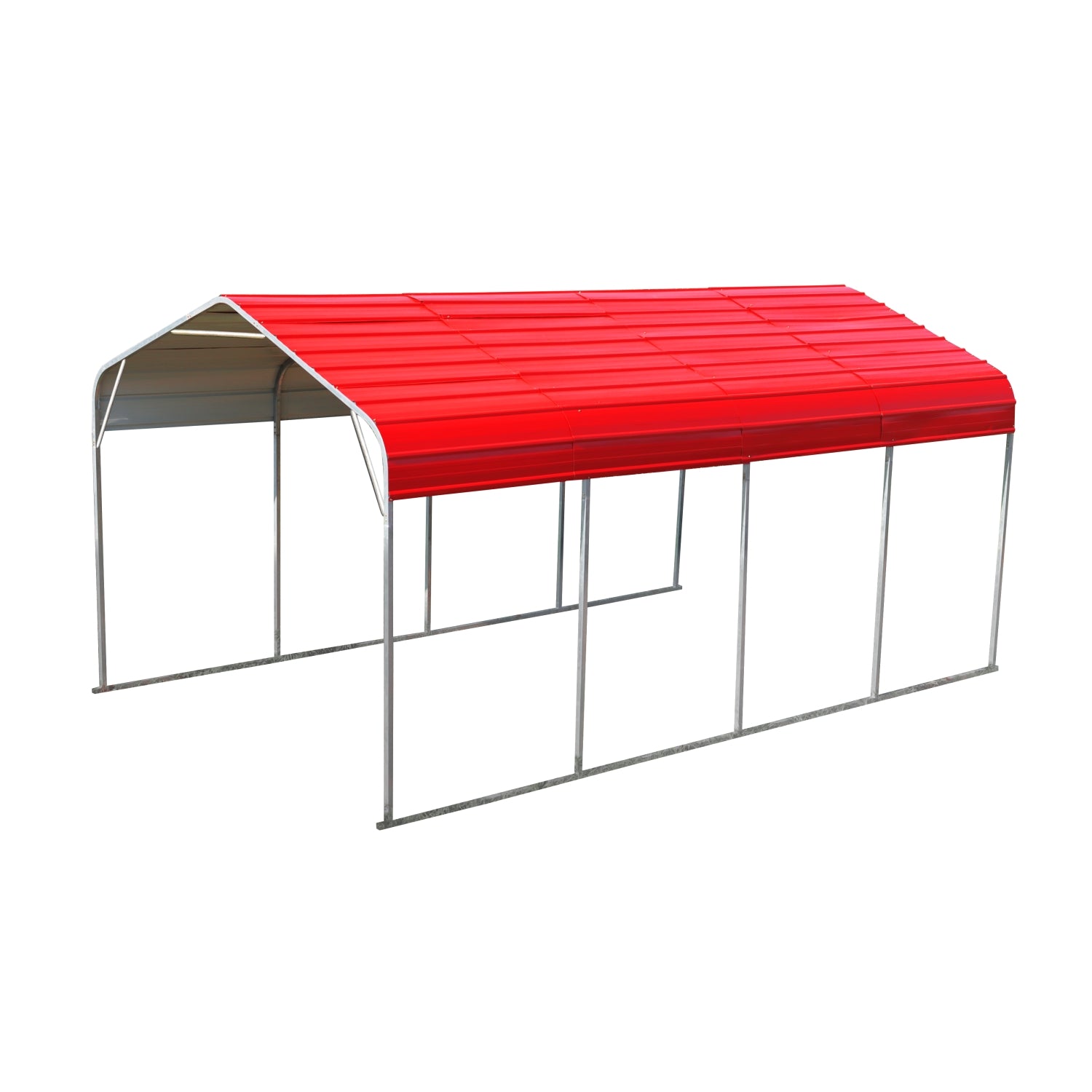 [IL CLEARANCE] 12x20 ft Heavy Duty Metal Garage Carport image 1