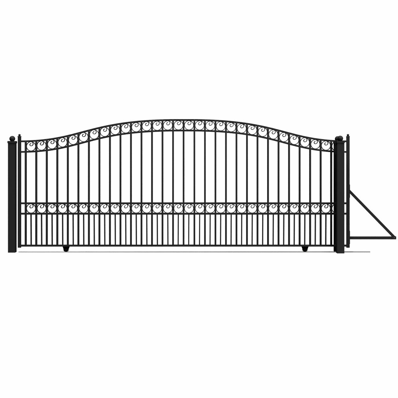 16x6 ft Steel Sliding Driveway Gate image 1