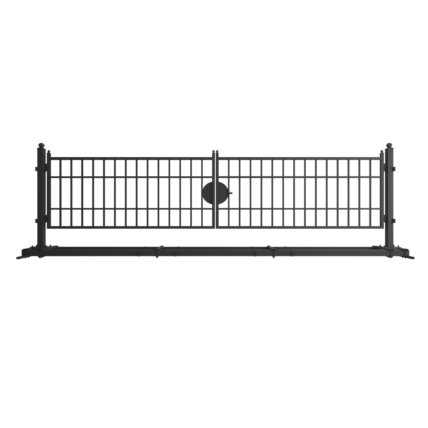 20 ft Steel Farm Driveway Gate image 1