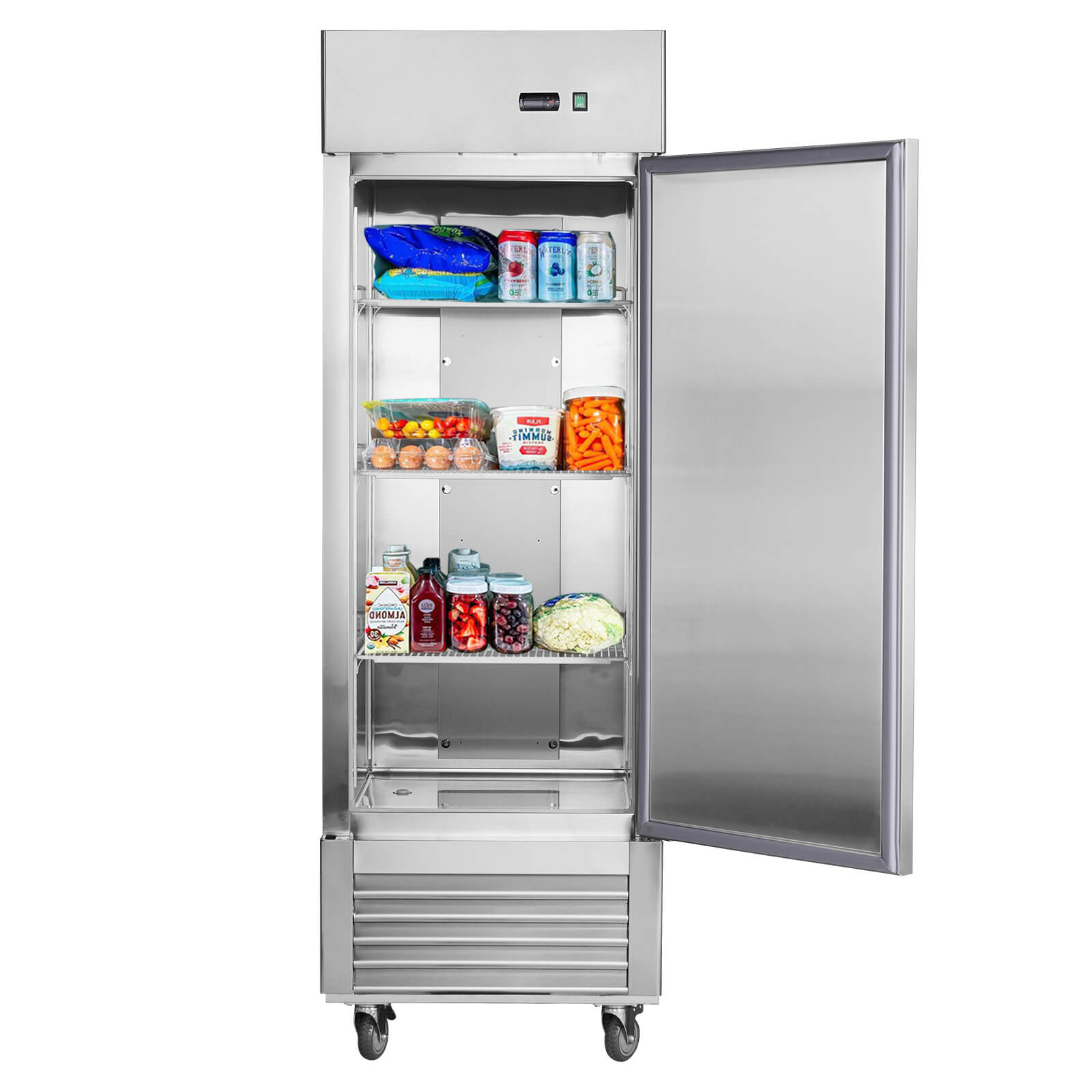 [CLEARANCE] 27"W Single Solid Door Reach-In Refrigerator 19 cu. ft. Commercial Refrigerator image 1