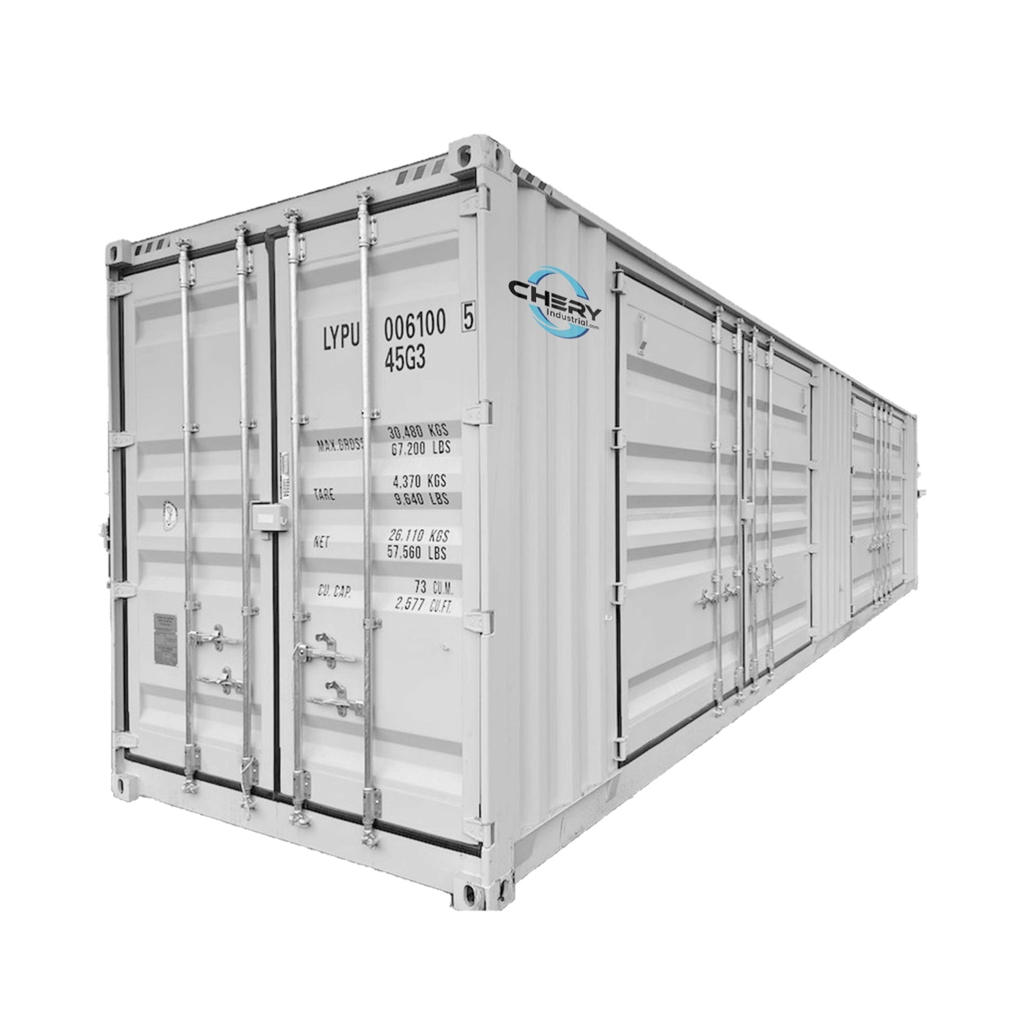 [AS-IS] 40ft Shipping Container with 2 Side Doors image 1