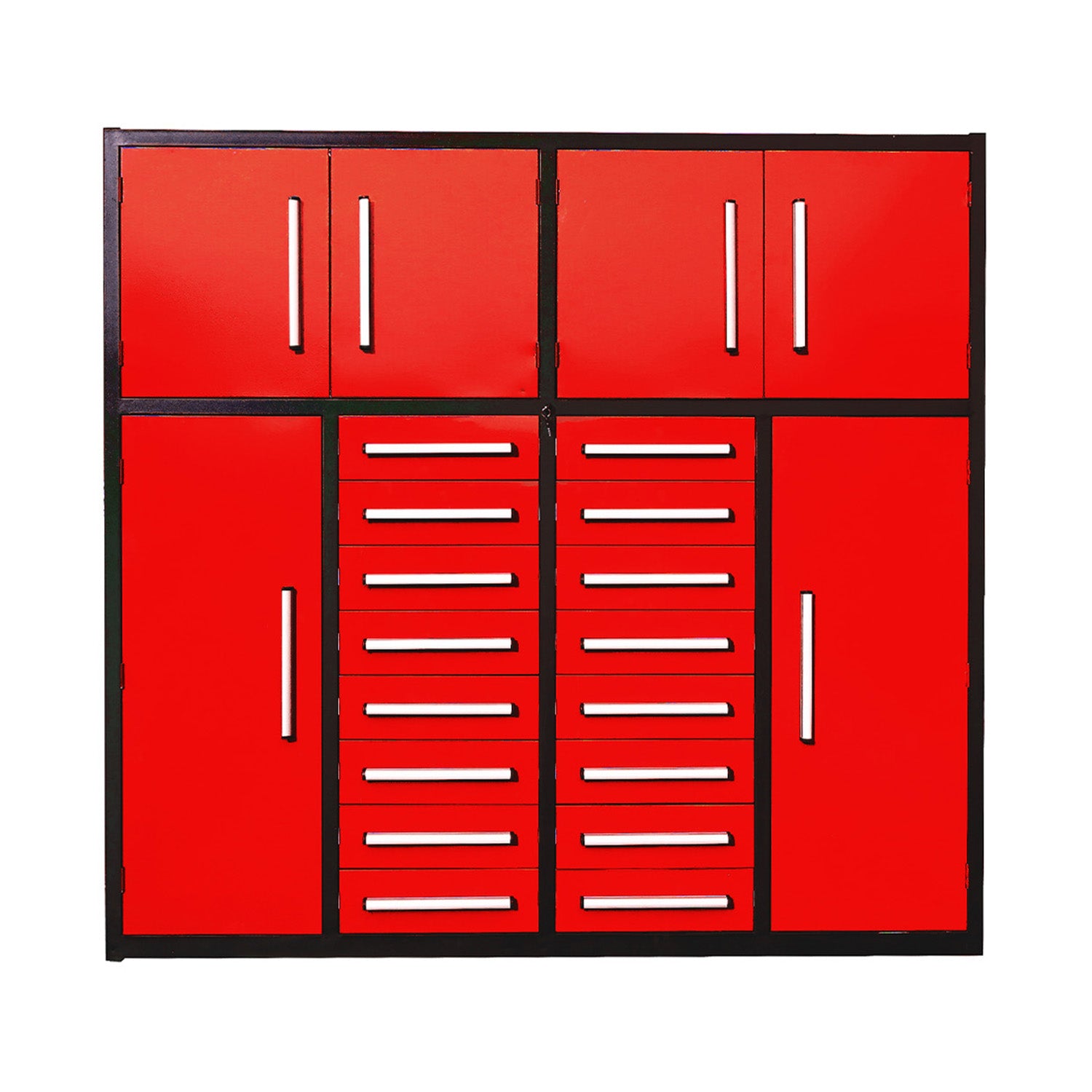 7ft Garage Storage Cabinet with 16 Drawers image 1