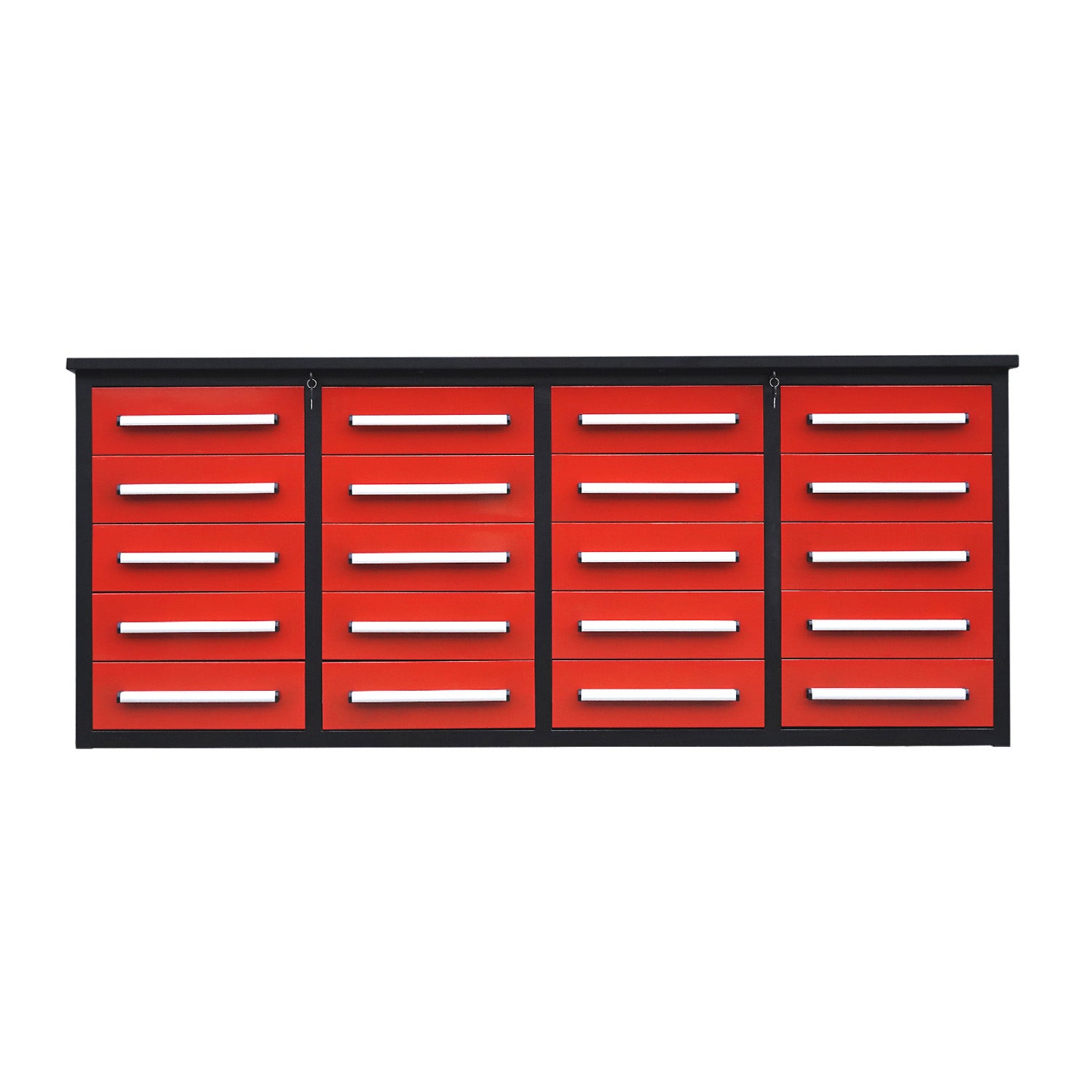 7ft Heavy Duty Garage Workbench Cabinet with 20 Drawers image 1