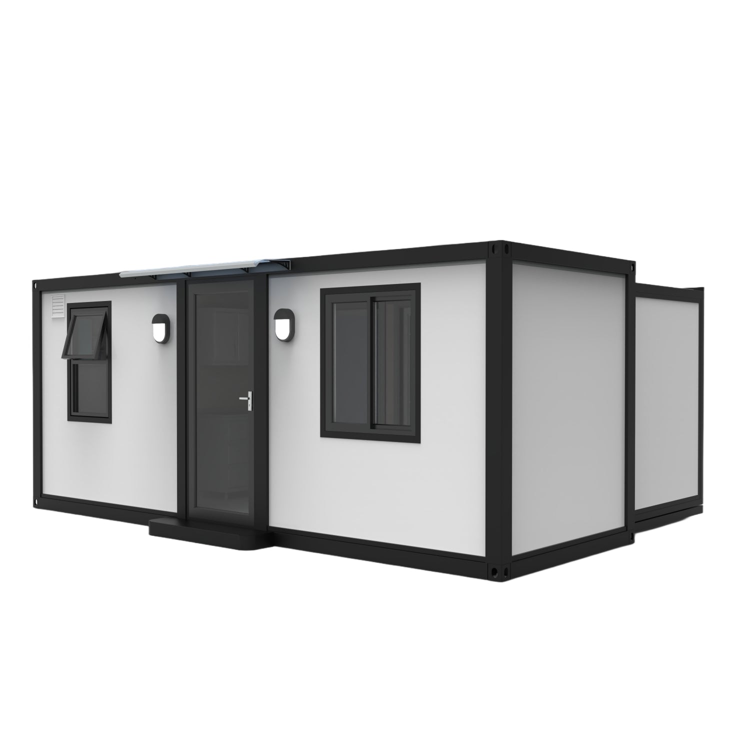 7ft x 20ft Expandable Mobile Studio Unit with 2 Bedroom image 1