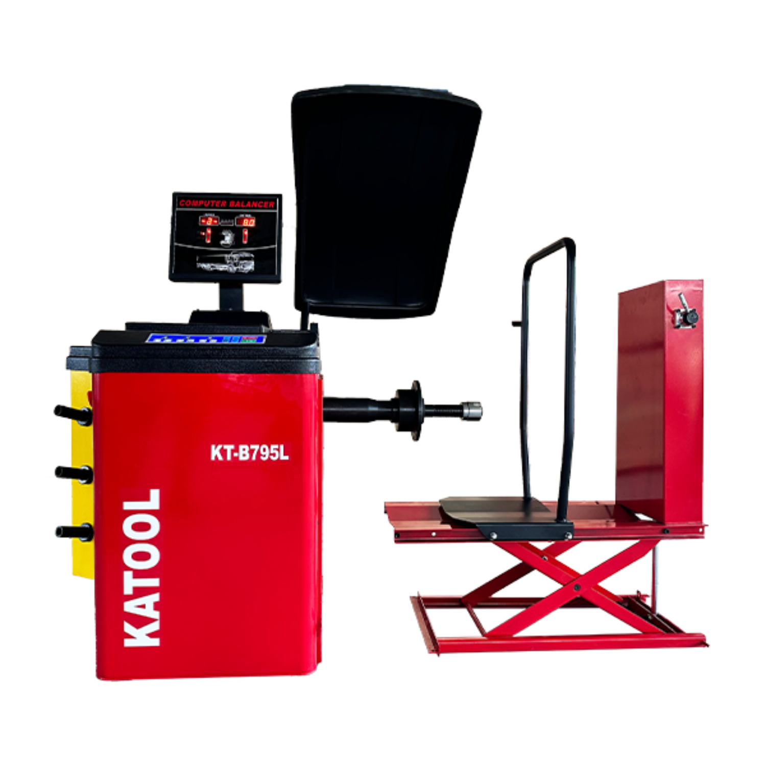 Truck Car KT-B795L Wheel Balancer Machine Truck Tire balancing Machine image 1