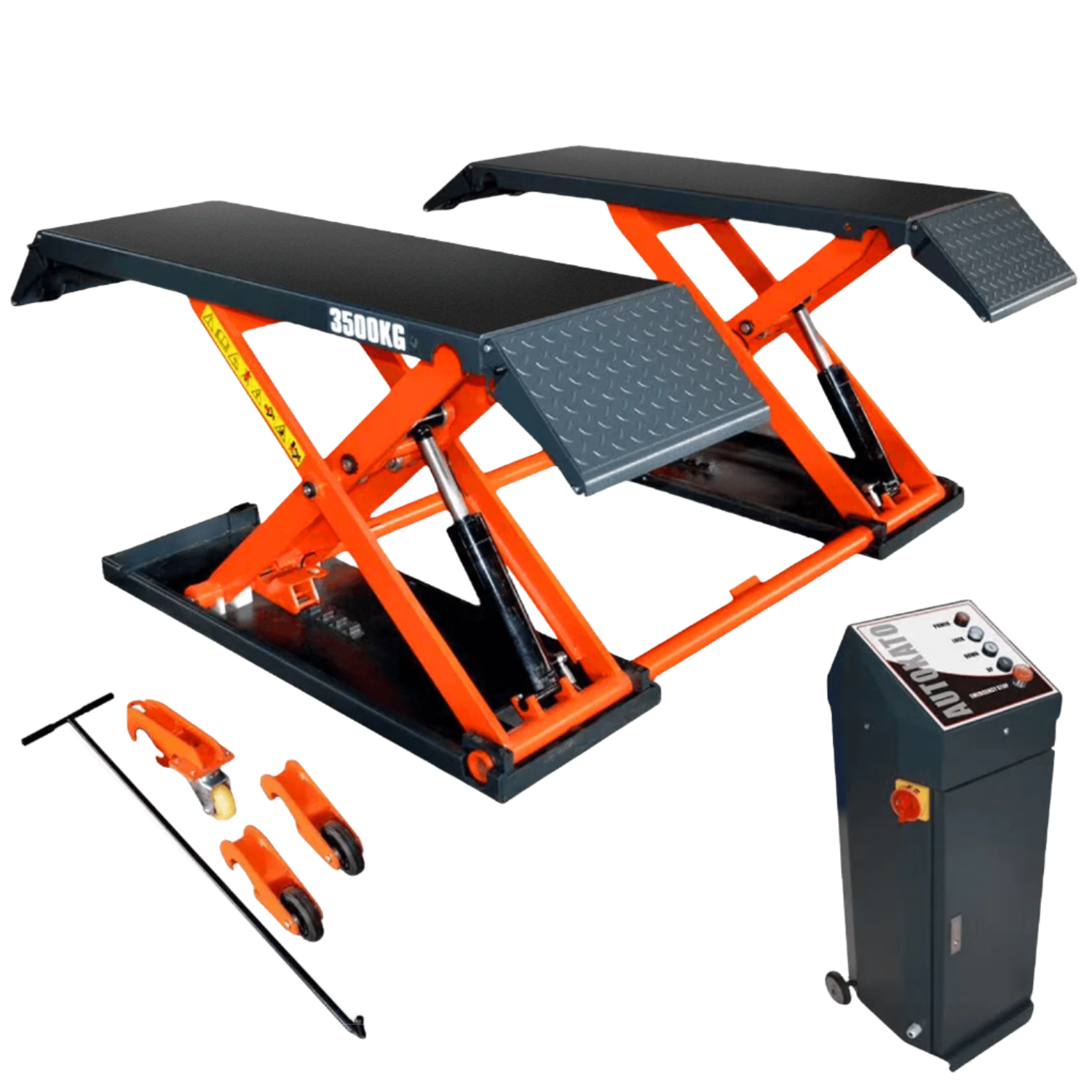 KT-X80 Mid-rise Scissor Lift, Pneumatic Release (Two variations for voltage, 110v and 220v) image 1