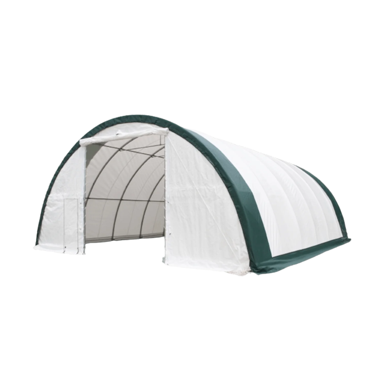Single Truss Arch Storage Shelter W30'xL65'xH15' image 1
