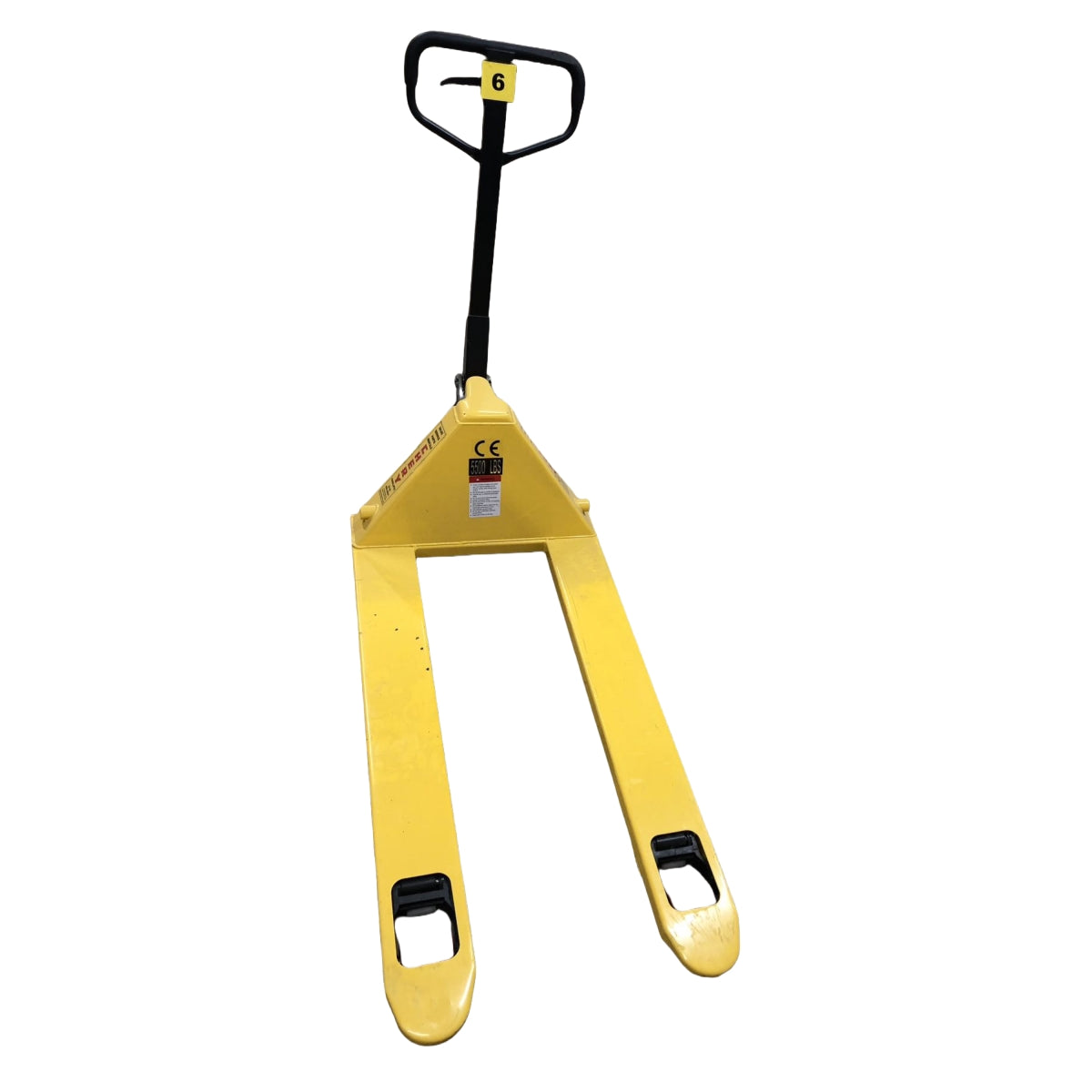 [AS-IS] Standard Duty Pallet Jack 5500 lbs Capacity 27x48 Forks image 1