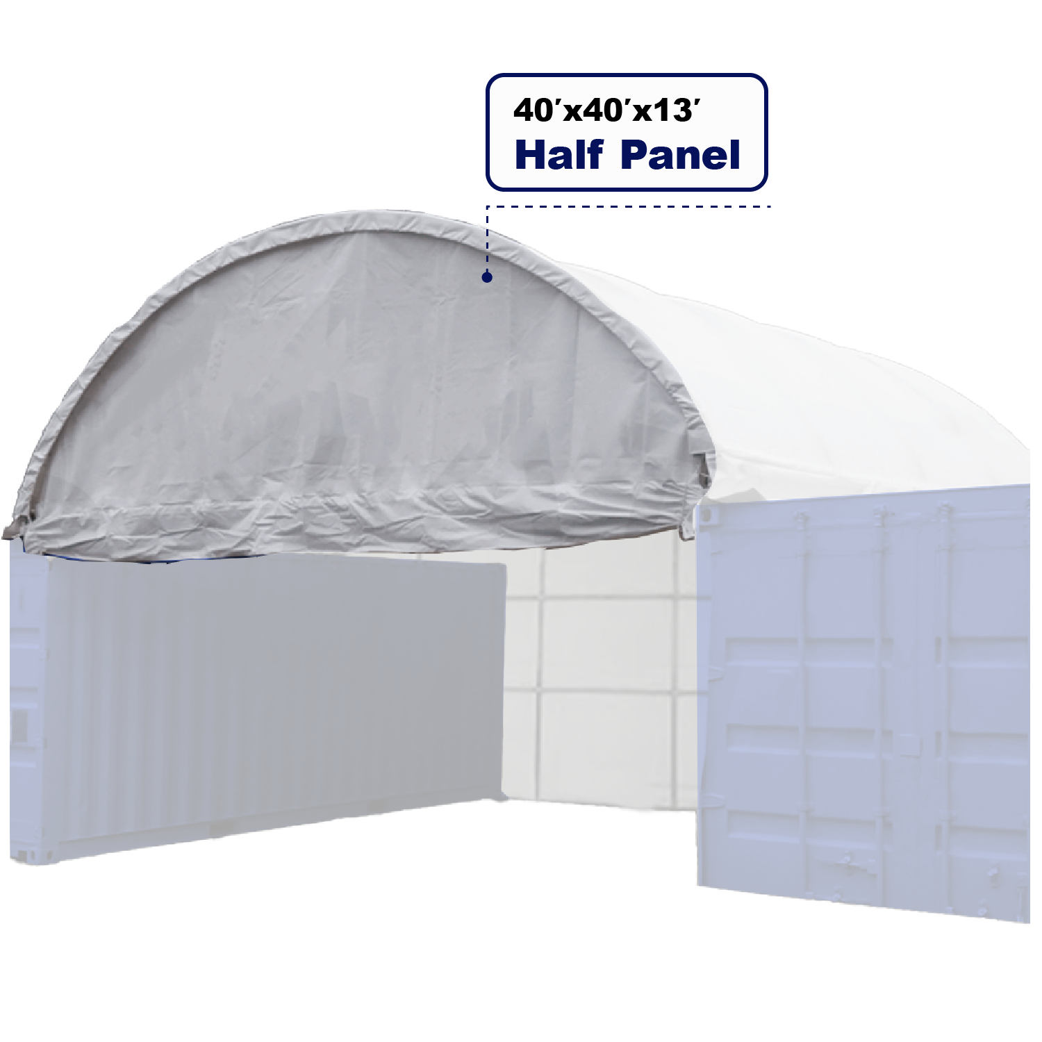 [IL CLEARANCE] Half Front Panel for W40xL40xH13 image 1