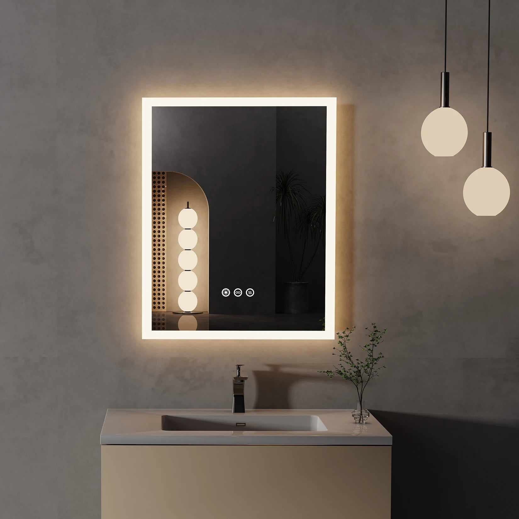 Classic and Luxury Smart Technology LED Vanity Mirror image 1