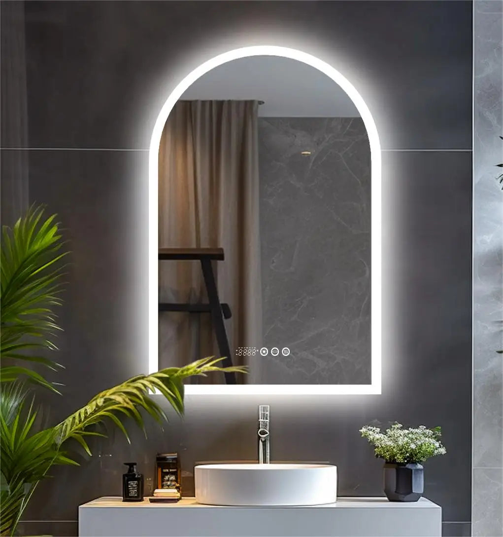 Arch-Shaped LED Vanity Mirror image 1