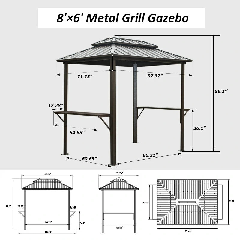 Hardtop Grilling Gazebo image 6