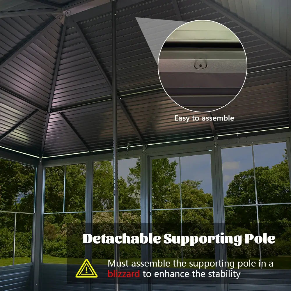 All-Season Sunroom with Double Sliding Doors image 8