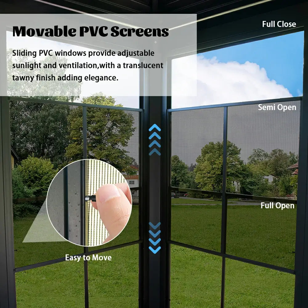 All-Season Sunroom with Double Sliding Doors image 17