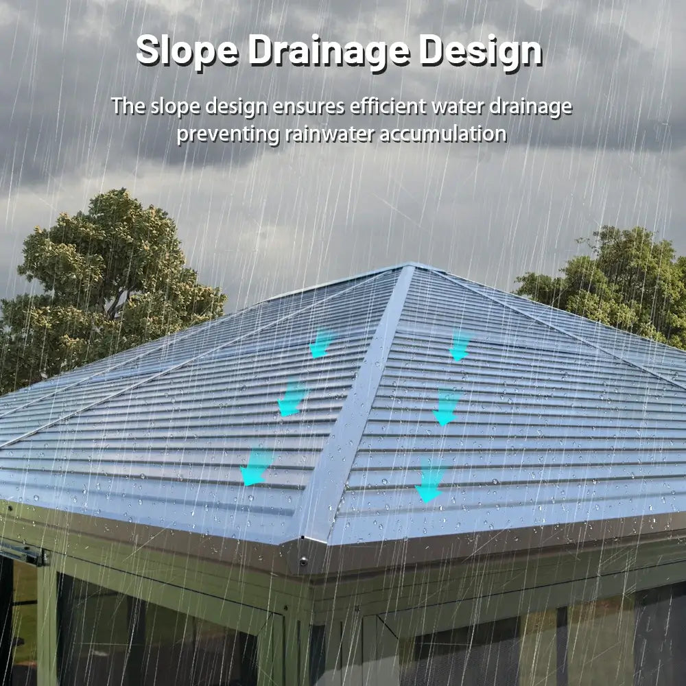 All-Season Sunroom with Double Sliding Doors image 15