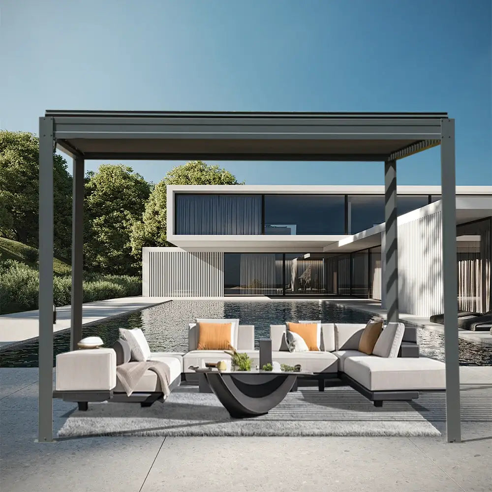 Metal Louvered Pergola image 1