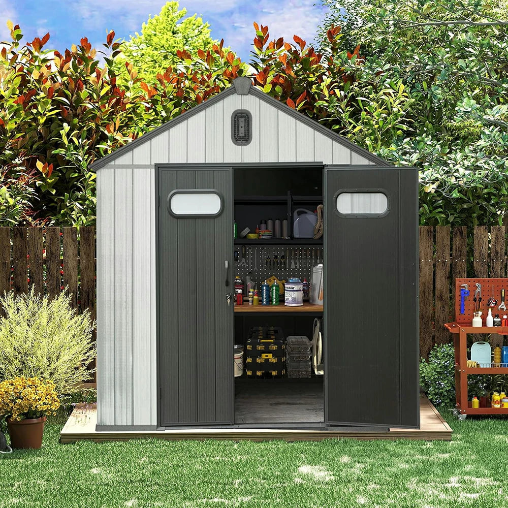 Outdoor Resin Storage Shed image 1
