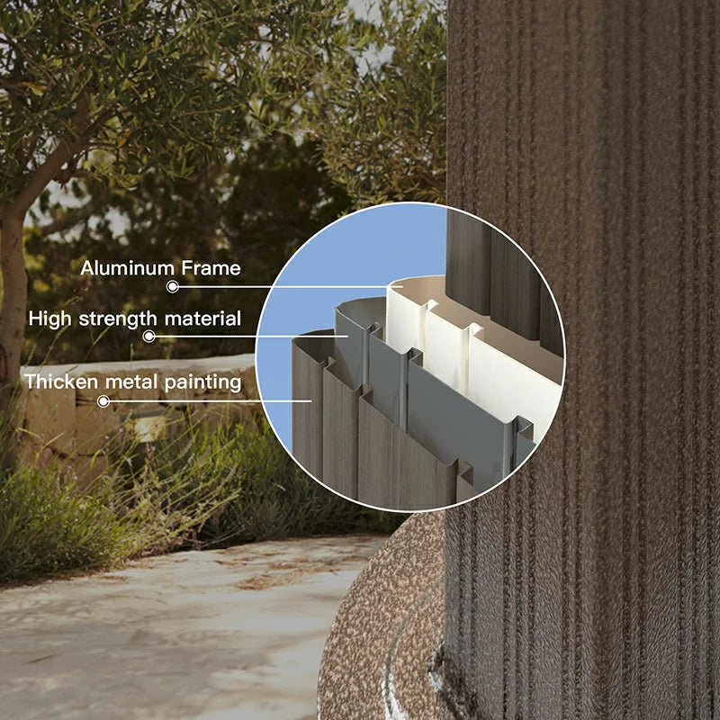 Polycarbonate Hardtop Gazebo Dark Brown image 12