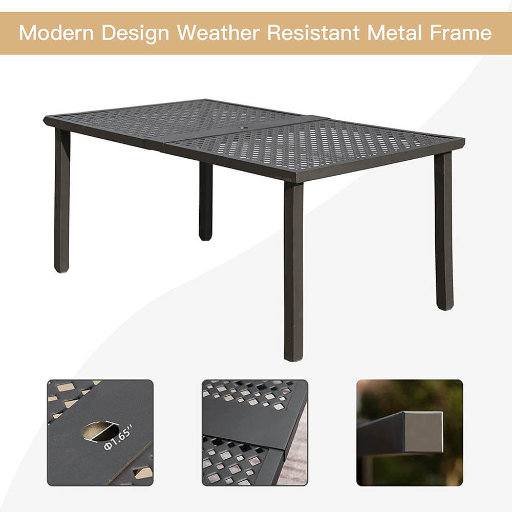 Outdoor Dining Table Set image 8