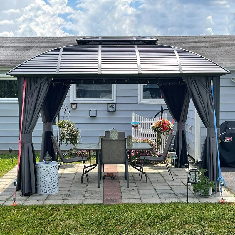 10'x12' Arc Hardtop Gazebo image 1