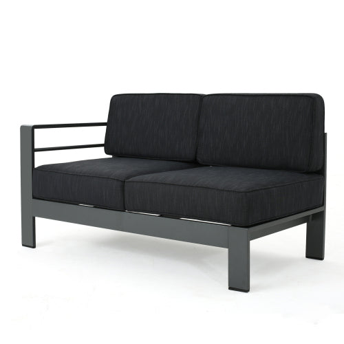 Cape Coral Outdoor Aluminum Sectional Sofa Set image 1