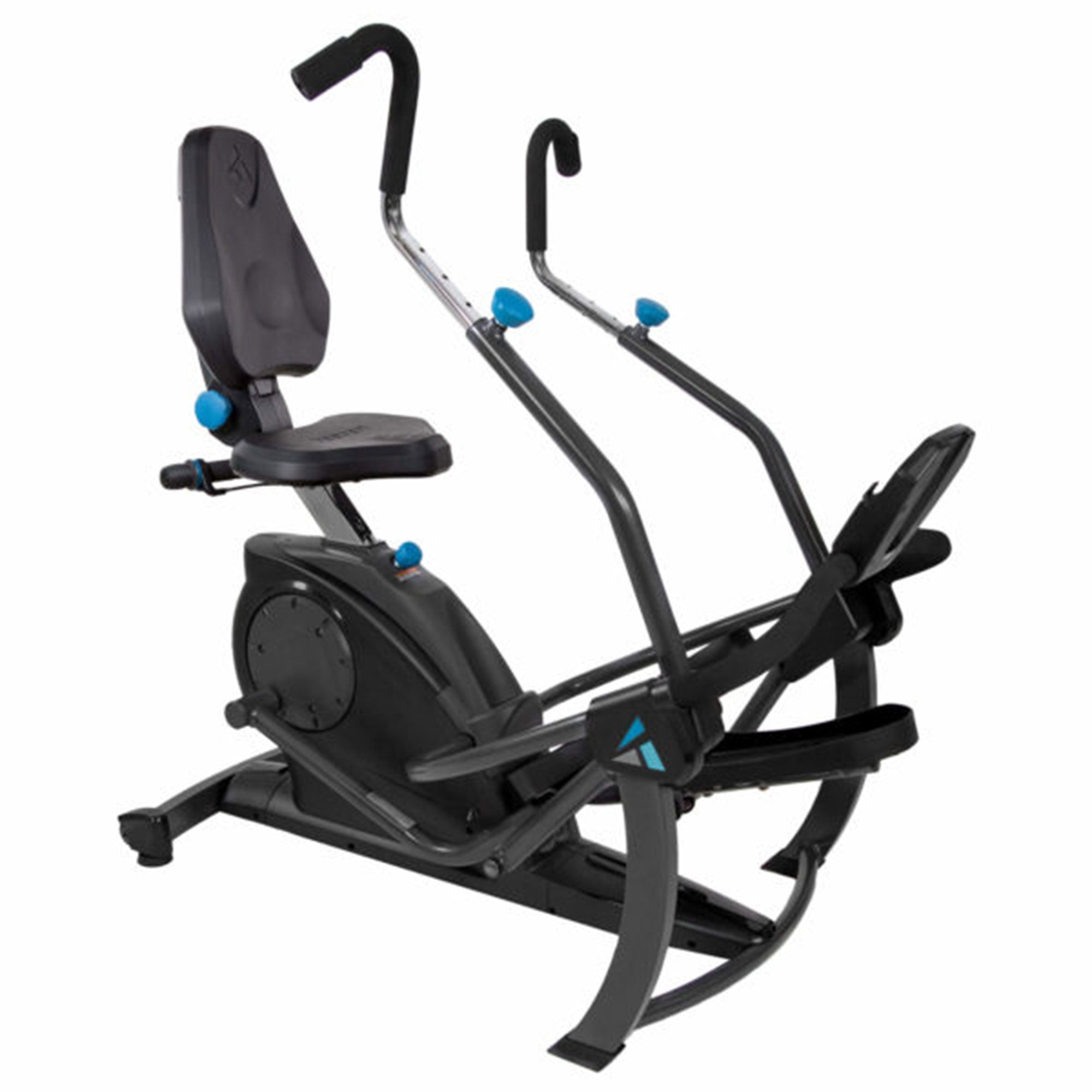 Teeter 106.9 Pound FreeStep LT1 Recumbent Cross Trainer and Elliptical, Black image 1