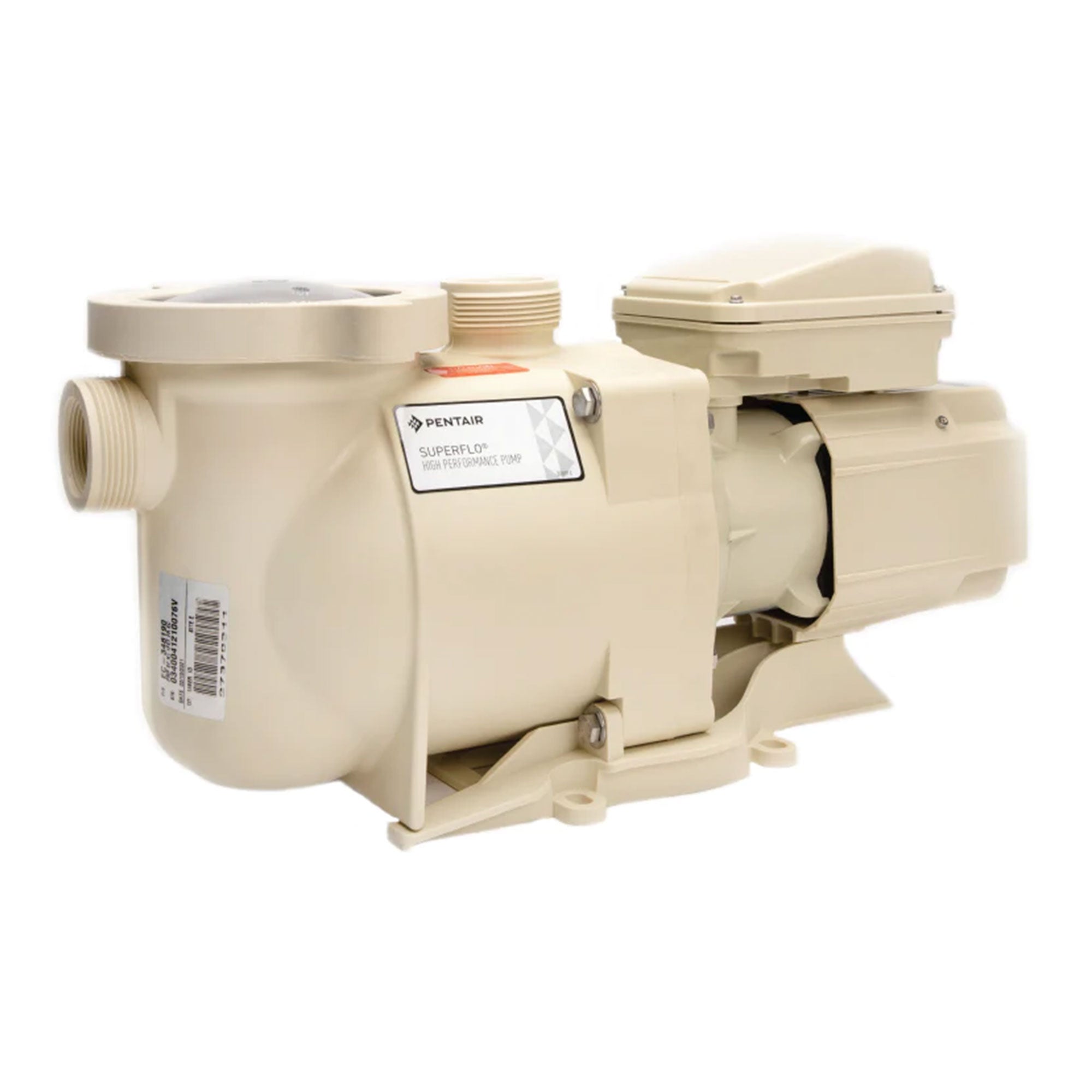 Pentair Stainless Steel Corded Electric SuperFlo High Performance Pump, Beige image 1