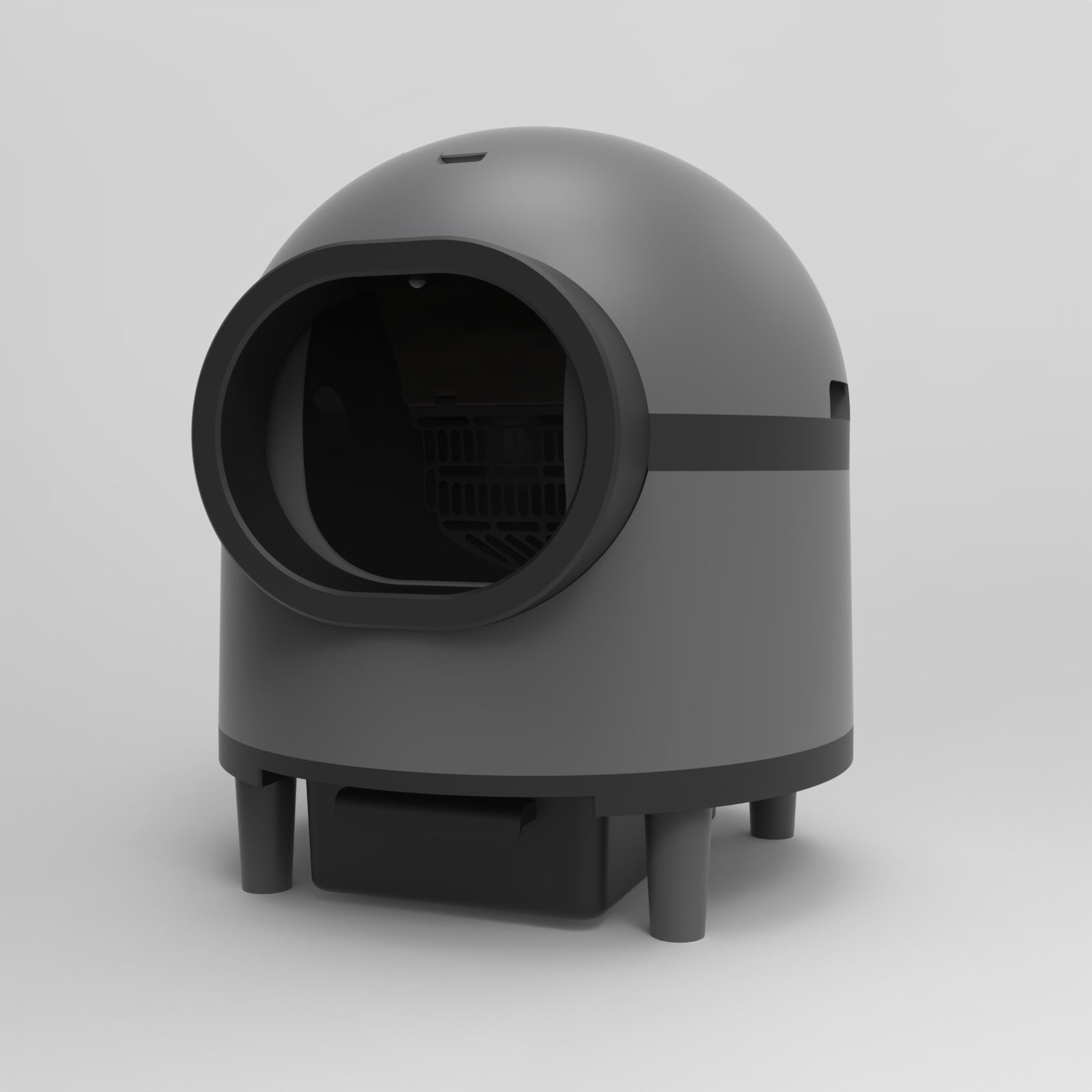 Self Cleaning Cat Litter Box, Automatic Cat Litter Box Self Cleaning for Multiple Cats, Safety Protection Smart Litter Box with APP Control Health Monitor & Odor Removal, Includes Mat & Liner image 1